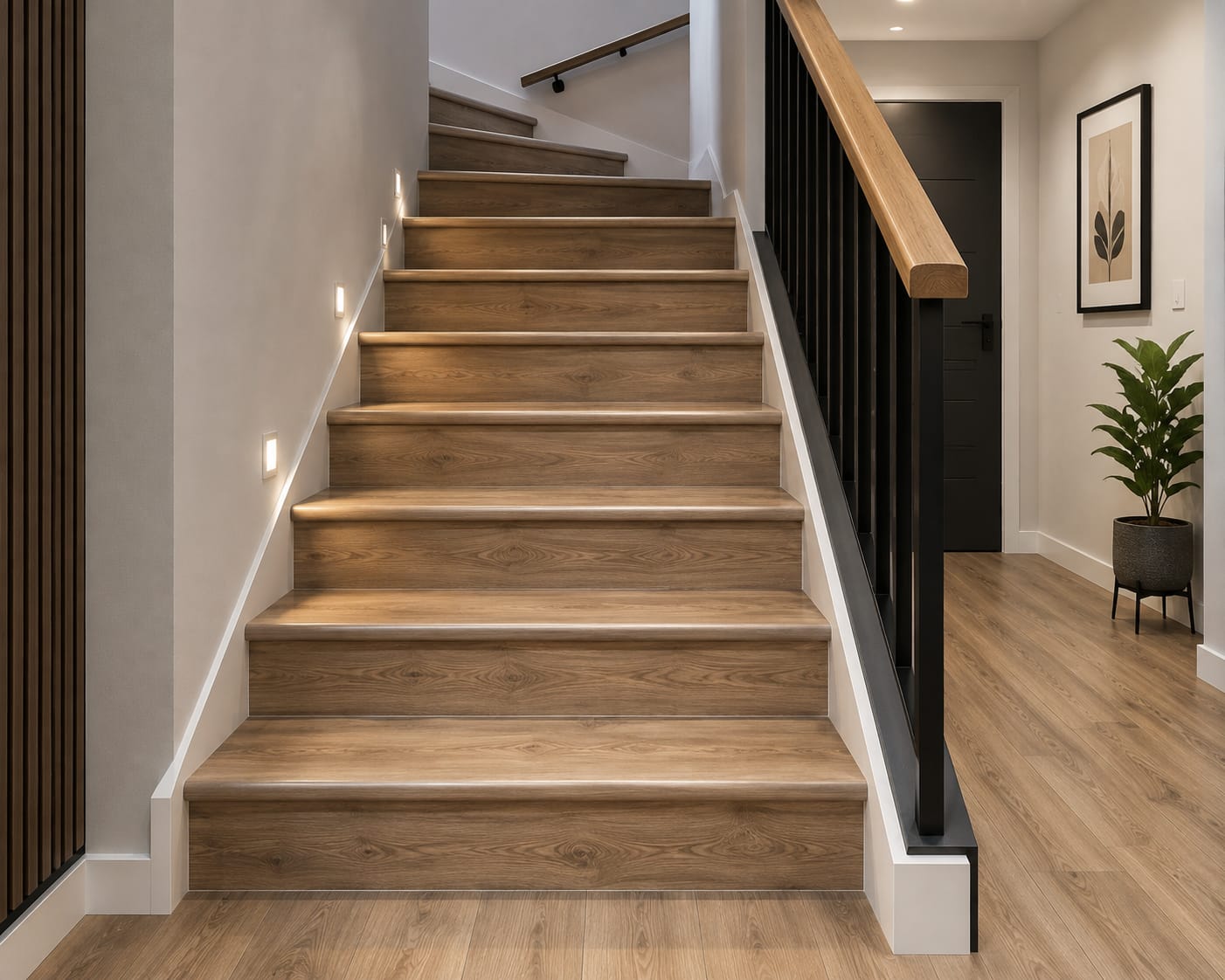 Full carpet stair flooring installation